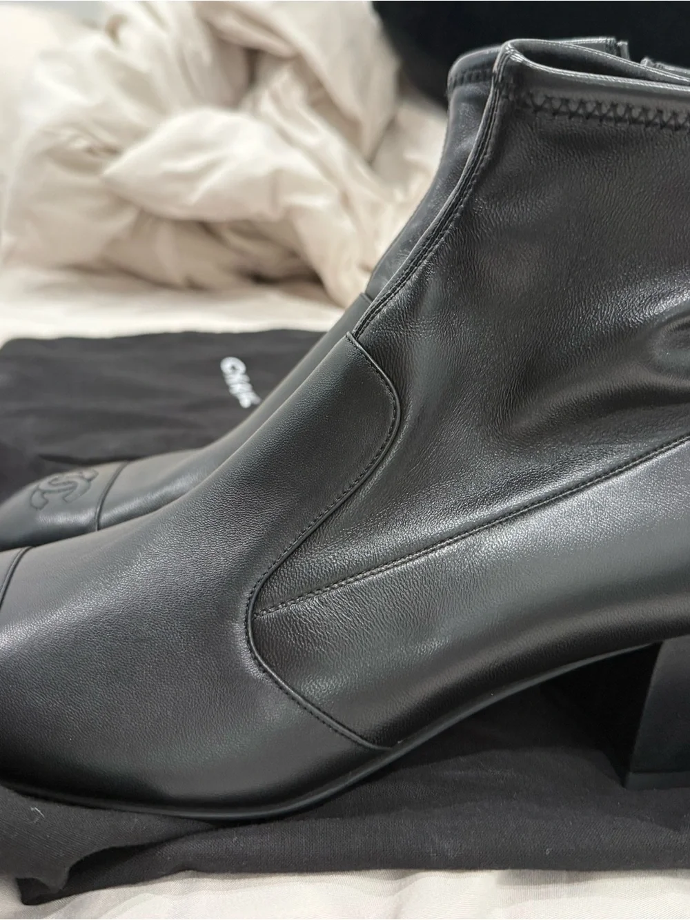 CHANEL sleek black